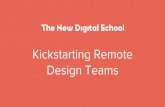 Kickstarting Remote Design Teams - The New Digital School