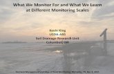 King - What We Monitor for and What We Learn