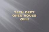 Tech Dept Open House 2009