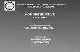 NON DESTRUCTIVE TESTING TECHNIQUES