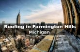 Roofing in Farmington Hills, Michigan, USA