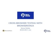 Cross browser testing with browser stack