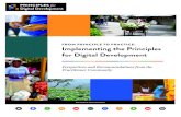 Implementing the Principles for Digital Development