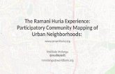 The Ramani Huria experience: Participatory Community Mapping of Urban Neighborhoods
