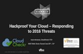 Hack-Proof Your Cloud: Responding to 2016 Threats | AWS Public Sector Summit 2016