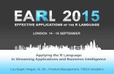 Applying R in BI and Real Time applications EARL London 2015