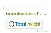 Total Insight Introduction