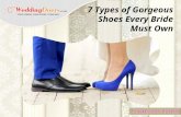 7 types of gorgeous shoes every bride must own