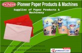 Paper Products And Machines by Pioneer Paper Products & Machines, Coimbatore