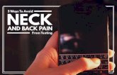 5 Ways to Avoid Neck and Back Pain