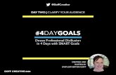 Clarify Your Audience | Day Two of #4DayGoals
