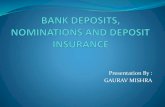 Bank deposits, nominations and deposit insurance