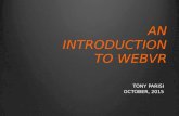 Introduction to Web VR Fall 2015