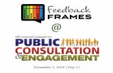 Feedback Frames Demo at Summit on Public Consultation and Engagement Canada