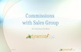Commissions with sales group - Dynamics AX 2012