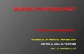 Blood physiologyl[lecture 1]  1432