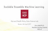 Scalable Ensemble Machine Learning @ Harvard Health Policy Data Science Lab