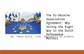 Dutch Referendum on 6 April on the EU-Ukraine Association Agreement