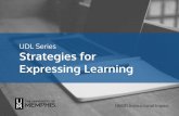 UDL Series: Strategies for Expressing Learning