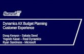 AXUG Summit 2016 Budget planning session