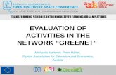 Evaluation of Activities in the Network "GreeNET" - Michaela Marterer and Peter Haertel - #occathens