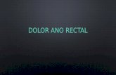 2. dolor ano rectal