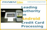 Google android credit card reader