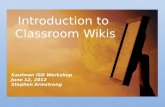 Intro to Classroom Wikis