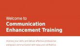 Communication Enhancement Training Seminar