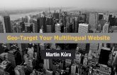 Geo target your multilingual website