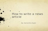How to write a news article_mscm tools_samantha sigler