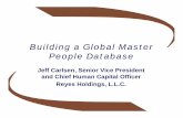 Building a Global Master People Database - Jeff A. Carlsen, Reyes Holdings, L.L.C.