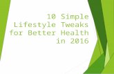 10 Simple Tweaks for a Healthier 2016