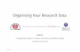 Organising Your Research Data