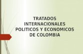 Tratados internacionales politicos y economicos de colombia