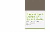 Innovation and Change In Social Media