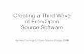 Creating a Third Wave of Free/Open Source Software