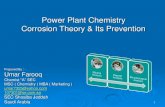 Power plant chemistry corrosion theory and its prevention