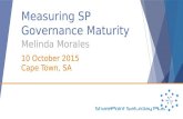SPS Cape Town - Measuring Governance Maturity