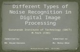 Noise recognition in digital image