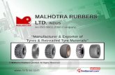 exhaustive range of tyres by Malhotra Rubbers Limited, New Delhi