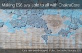 Making ES6 available to all with ChakraCore