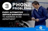 3 Phone Problems Every Automotive Service Manager Needs to Address in His Department