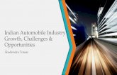 Indian automobile industry growth, challenges, opportunities