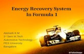 Energy Recovery System (ERS) in Formula 1