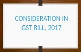 Decoding term 'consideration' in GST Bill 2017