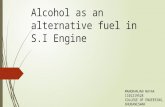 Alcohol as an alternative fuel in s 2