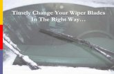 Timely Change Your Wiper Blades In The Right Way