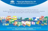Products slide- Prince Care Pharma
