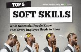 Top 5 Soft Skills: What Successful People Know that Every Employee Needs to Know
